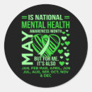 Search for mental health awareness month stickers Anxiety