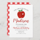 Search for apple birthday invitations Autumn