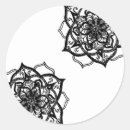 Search for black and white mandala stickers Flower