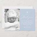 Search for christian invitations Dusty blue
