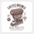 Search for vintage coffee stickers Barista