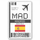 Search for madrid travel stickers Europe
