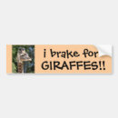 Search for giraffe bumper stickers Humour