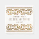 Search for art deco napkins Gold