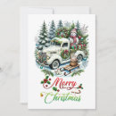 Search for rabbit christmas cards Pine tree