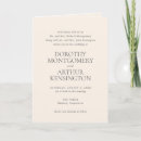 Search for neutral wedding invitations Elegant