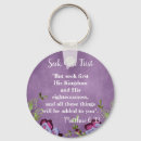 Search for god bless key rings Purple