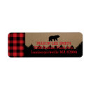 Search for lumberjack return address labels Plaid