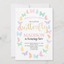 Search for rainbow butterfly invitations Pretty