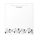 Search for valentine notepads Simple