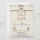 Search for hearts sand save the dates Ocean