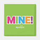 Search for mine magnets Typography