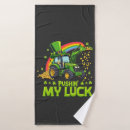 Search for st patricks day bath towels Lucky charm