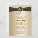 Search for classy black gold 50th women invitations Fabulous