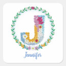 Search for initial j stickers Birthday