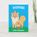 Search for shiba inu birthday cards Cute