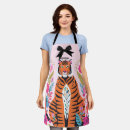 Search for animals design aprons For her