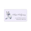 Search for woodland creature return address labels Watercolor