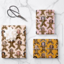 Search for people wrapping paper Gingerbread