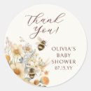 Search for honey thank you stickers Honey bee baby shower