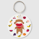 Search for banana monkeys key rings Cute