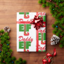 Search for father christmas wrapping paper Elf