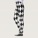 Search for black and white harlequin leggings Jester