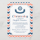 Search for nautical christening invitations Modern