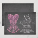Search for pink lingerie shower invitations Ooh la la