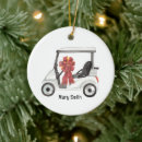 Search for golf cart christmas tree decorations Red