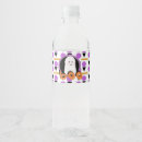 Search for purple water bottle labels Monogrammed