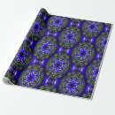 Search for pansy wrapping paper Blue