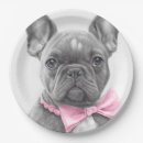 Search for french bulldog plates Pink