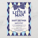 Search for bow tie baby boy shower invitations Little man