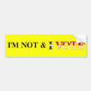 Search for anti voting bumper stickers Vote