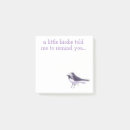 Search for bird post it notes Purple