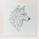 Search for wolf puzzles Face