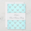 Search for tiffany birthday invitations Teal