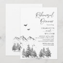 Search for woodland rehearsal dinner invitations Dusty blue