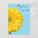 Search for yellow gerbera daisy invitations Flower