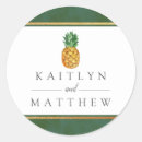 Search for pineapple wedding stickers Beach
