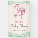 Search for pink flamingo banners Baby shower