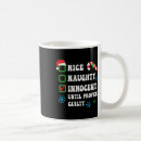 Search for innocent until proven guilty mugs Santa claus