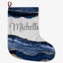 Search for navy blue christmas stockings Gold
