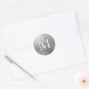 Search for silver metallic wedding stickers Elegant