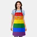 Search for rainbow pride aprons Love is love
