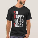 Search for im 40 tshirts 40th