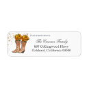Search for rodeo return address labels Cowgirl