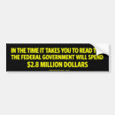 Search for spend bumper stickers Deficit