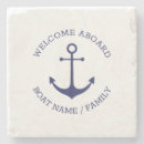 Search for nautical coasters Welcome aboard